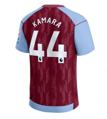 Aston Villa Boubacar Kamara #44 Replika Hjemmebanetrøje 2023-24 Kortærmet